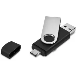 Shuffle Glint Flash Drive - 32GB Silver Unbranded